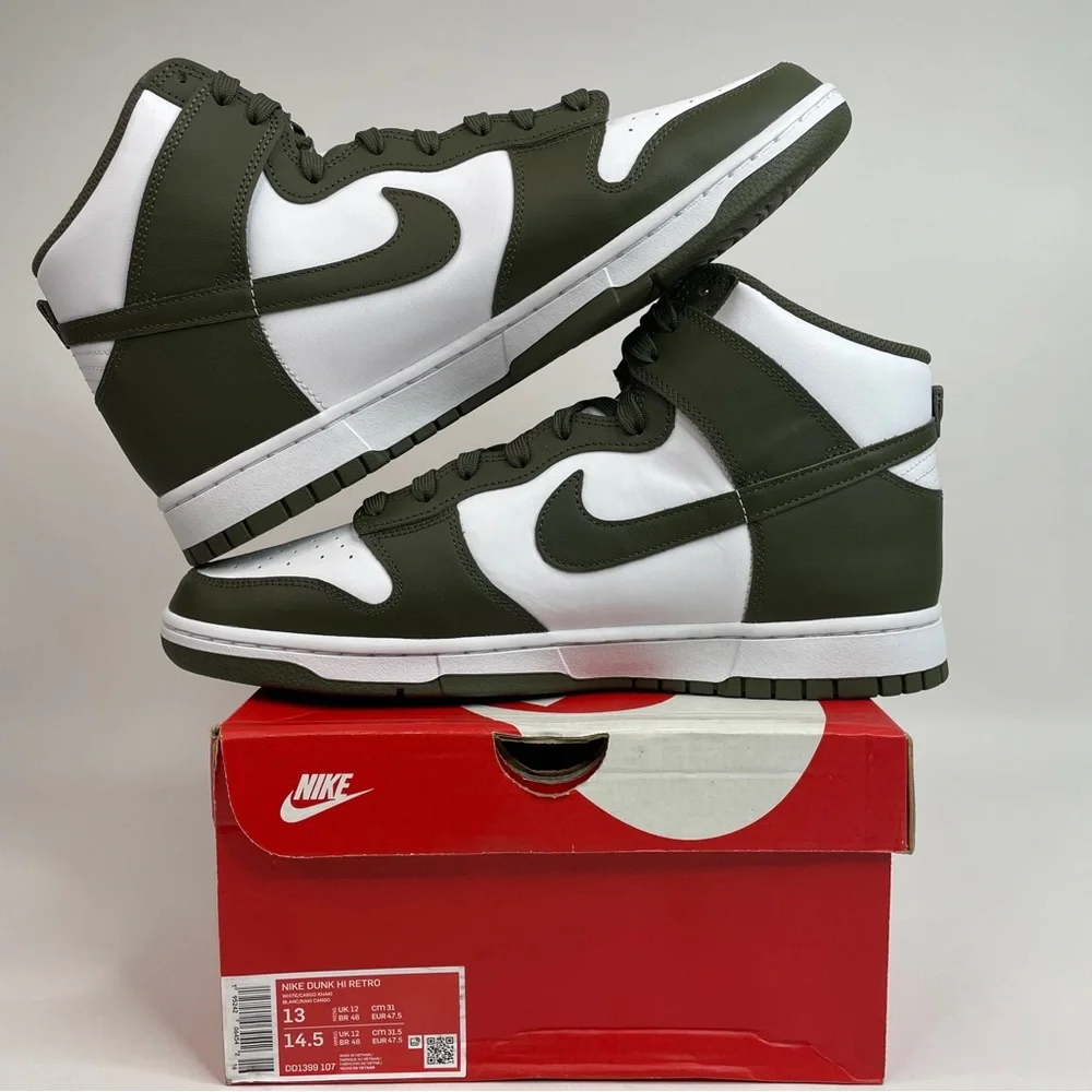 Nike Dunk High Retro “Cargo Khaki” 2023 - Picture 3 of 4